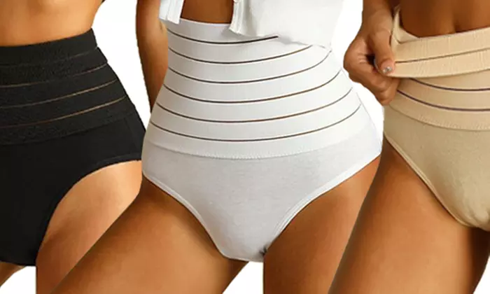 1 ou 2 culotte avec effet sculptant et taille haute, tailles et coloris au choix - Primary Image