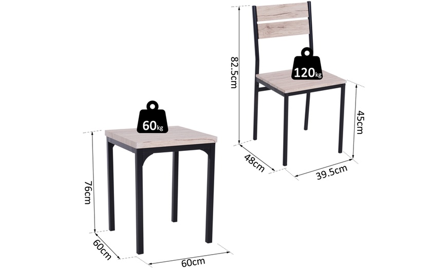 Image 19: HomCom Dining Table Variety