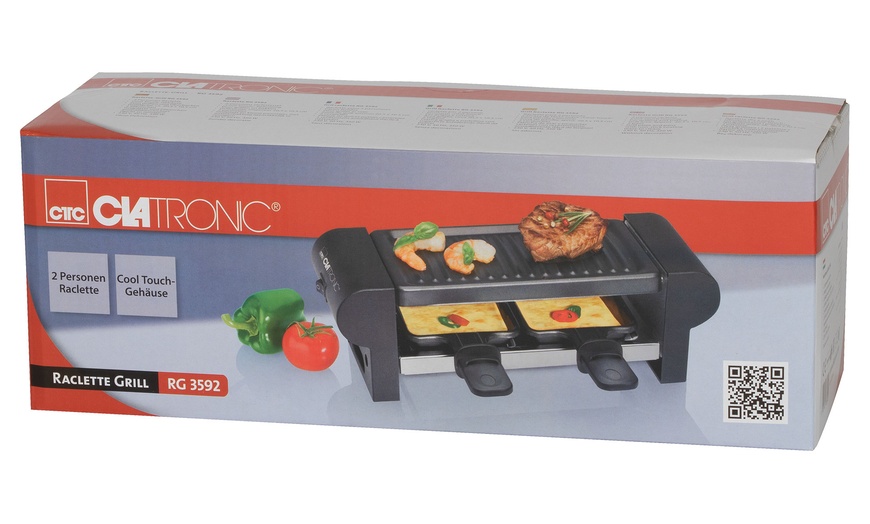 Image 4: Grill raclette pour 2 personnes de Clatronic