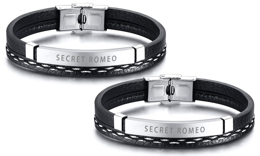 Image 8: Bracelet pour homme "Secret Romeo"