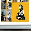 Image 9: Framed Banksy Canvas Print