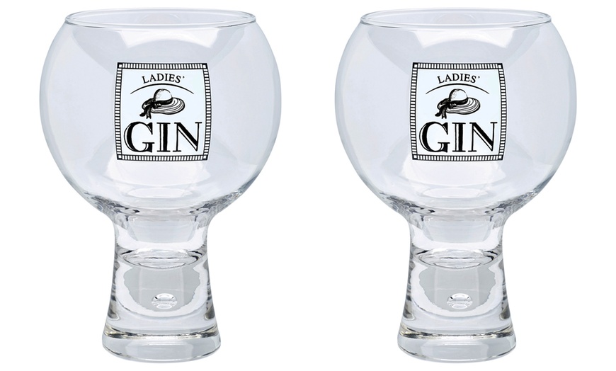 Image 4: His or Hers Cocktail Glasses