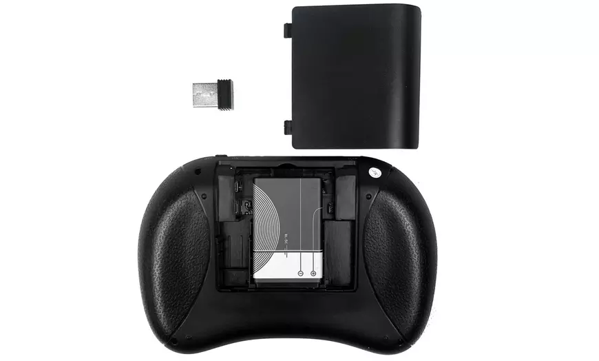 Image 6: Draadloos QWERTY mini-toetsenbord met achtergrondverlichting en pad