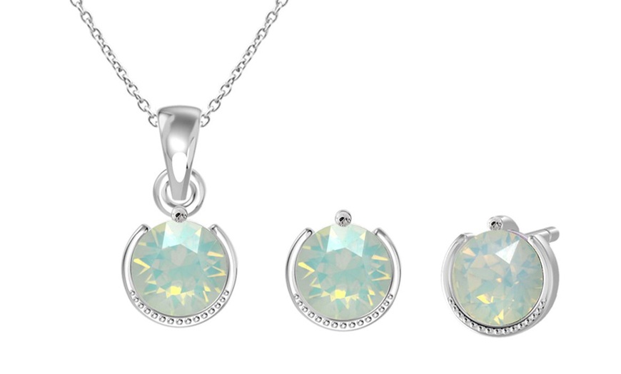 Image 49: Birthstone Set with Austrian Crystals