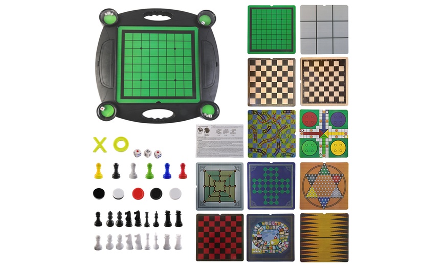 Image 2: 12-in-1 Board Game Set