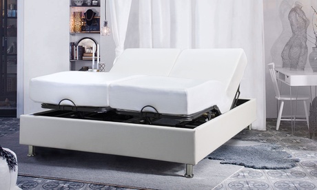 Matelas lit électrique mémoire de forme Sampur avec draps papillon en option