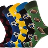 Image 1: 1, 5 oder 10 Paare lustige Herren-Socken mit Ball-Motiv