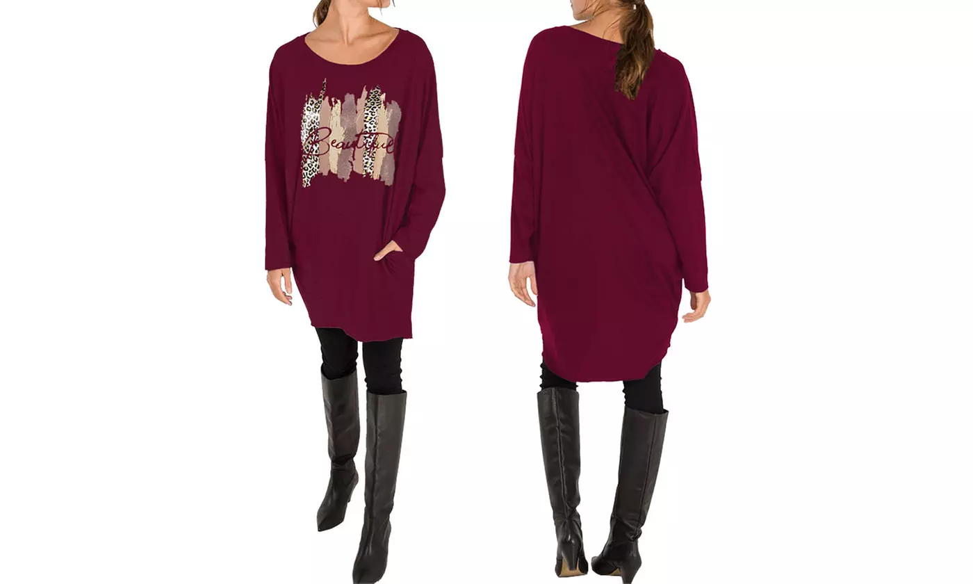 Leopard Print Baggy Top