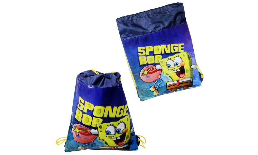 Image 14: Spongebob Backpack Set