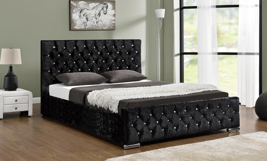 Image 3: Upholstered Ottoman Bed