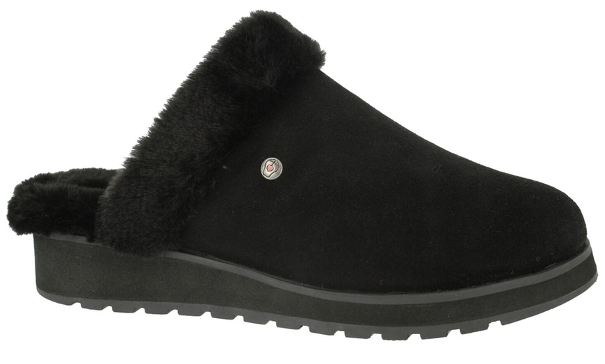 Image 9: Skechers Faux-Fur-Lined Slippers