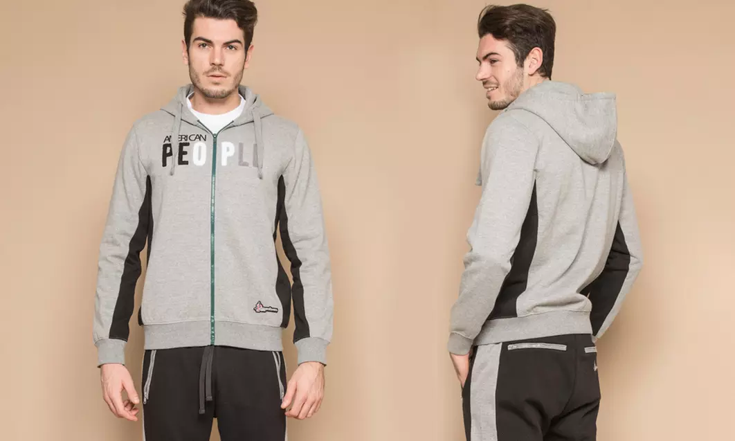Sweat à capuche de la marque American People pour Homme - Second Medium