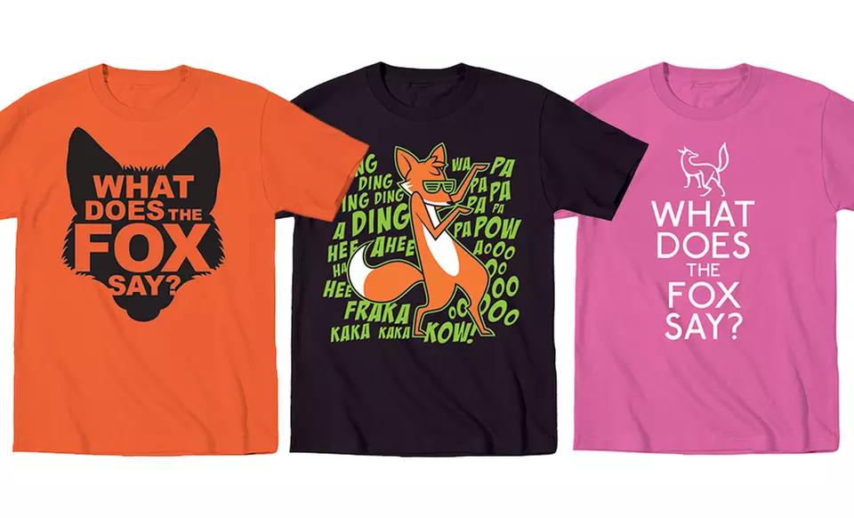 What Does The Fox Say Kids' T-Shirts. Multiple Styles Available. Free Returns. - Primary Image