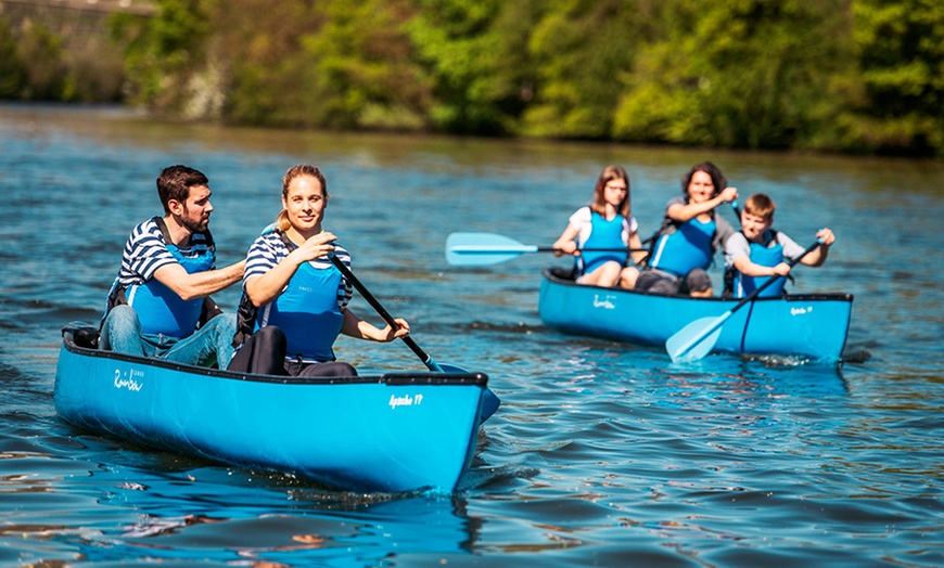Image 2: 4 Std. Natur-Erlebnistag mit Kanu- & Scooter-Tour für 1-2 Personen
