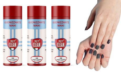 Set di 3 gel igienizzanti Pretty Clean da 125 ml ciascuno