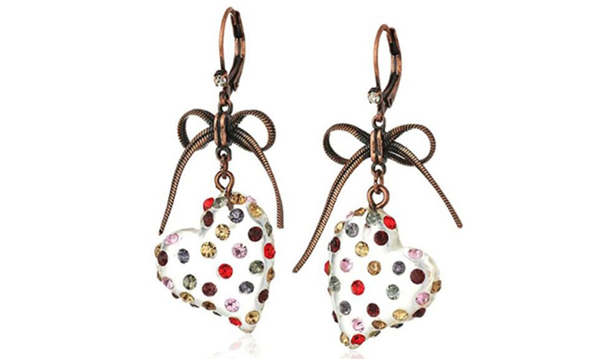 Image 4: Multicolour Drop Earrings Collection