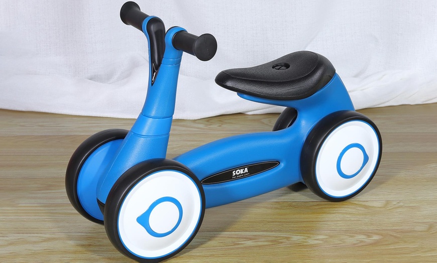 Image 13: Soka Four-Wheel Kids' Balance Bike