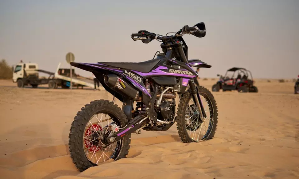 Self-Drive Dirt Bike Adventure in Open Desert