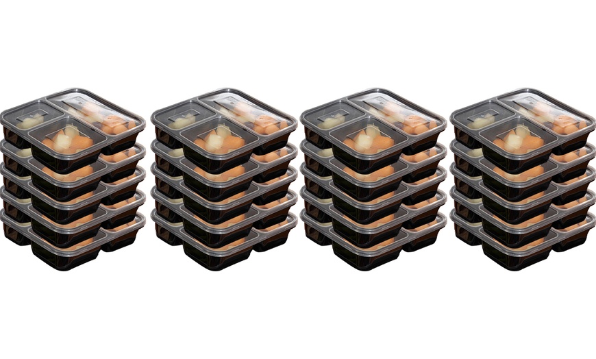 Image 5: Three-Compartment Food Containers