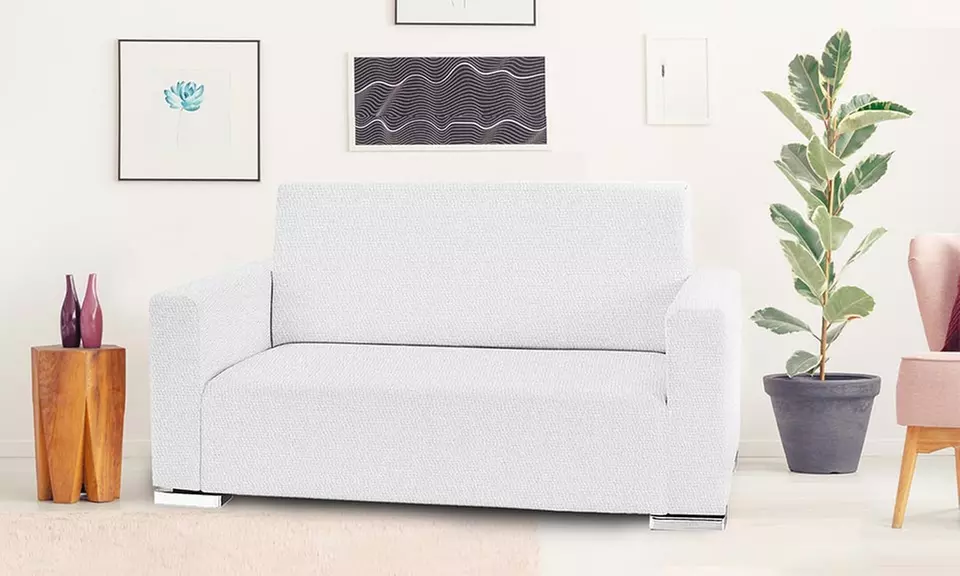 Housse de canapé extensible imperméable avec accoudoirs