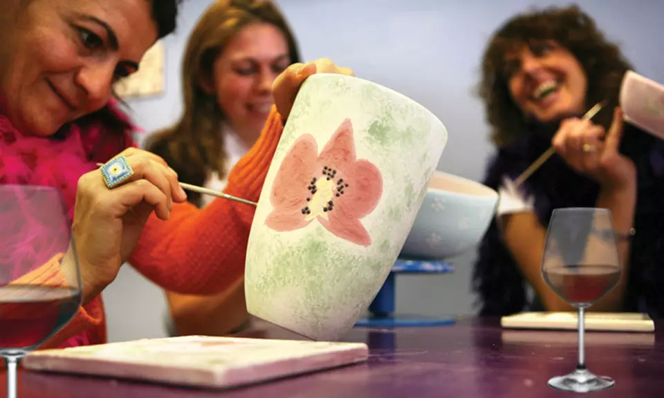 Pottery Painting for Two, Four, or Six at Fire It Up Pottery & Art Studio (38% Off) - Primary Image