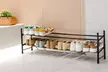 Expandable Free Standing Shoe Rack, 2-Tier Holds Up To 10-Pairs - Second Medium
