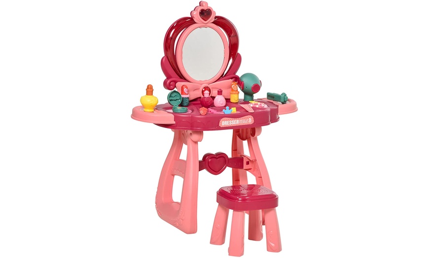 Image 11: Kids Pretend Play Vanity Table