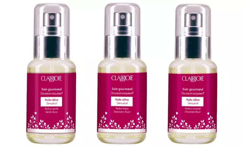 1 ou 3 huiles de modelage au choix (chocolat, vanille, fraise) avec Clairjoie (jusqu'à 32% de réduction) - Primary Image