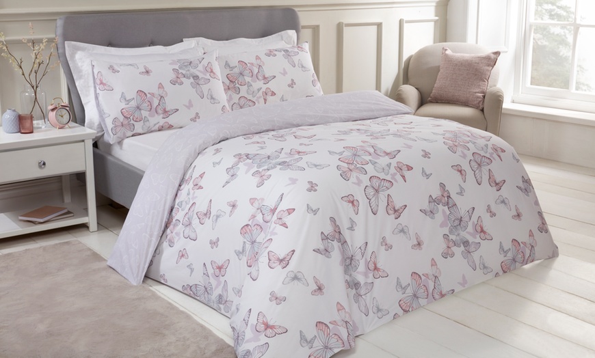 Image 2: Butterflies Multi Duvet Set