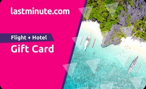  £50 Flight + Hotel Package Gift Card for lastminute.com (50% off)