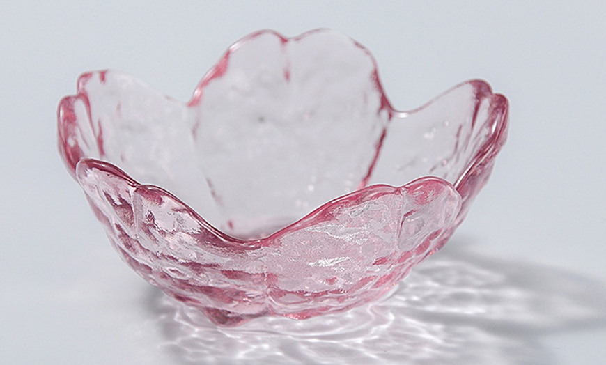 Image 3: Sakura Glass Dip Bowl