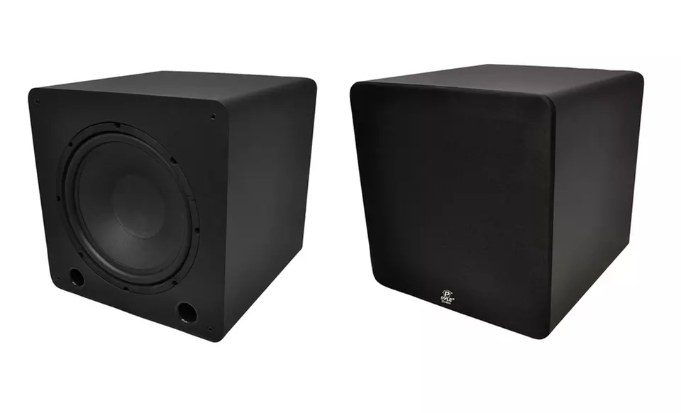 100W, 150W, or 250W Pyle Home-Theater Subwoofer from $99.99–$189.99. Free Returns. - Second Medium