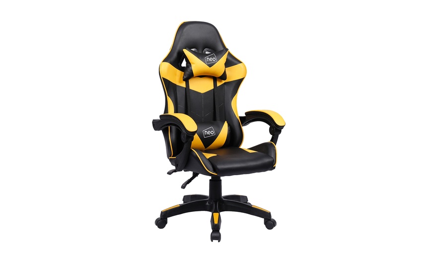 Image 14: Neo Reclining Gaming Chair with Optional Footrest