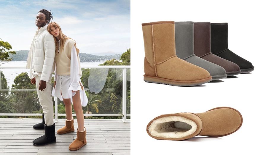 sheepskin boots groupon