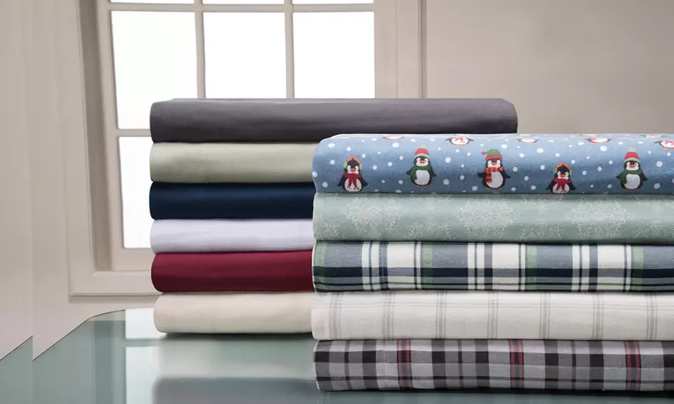 Cotton Winter Nights Flannel Sheet Sets - Primary Image