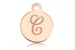 Pendentif Initial en or rose 18 carats de la marque Ah! Jewellery® - Image 5