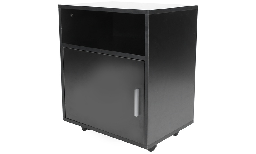 Image 3: MDF Mobile File Cabinet