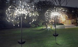 Two LED Solar Firework Lights