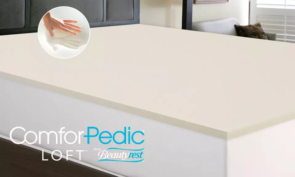 ComforPedic Loft from Beautyrest 1" Memory-Foam Mattress Topper  - Primary Image