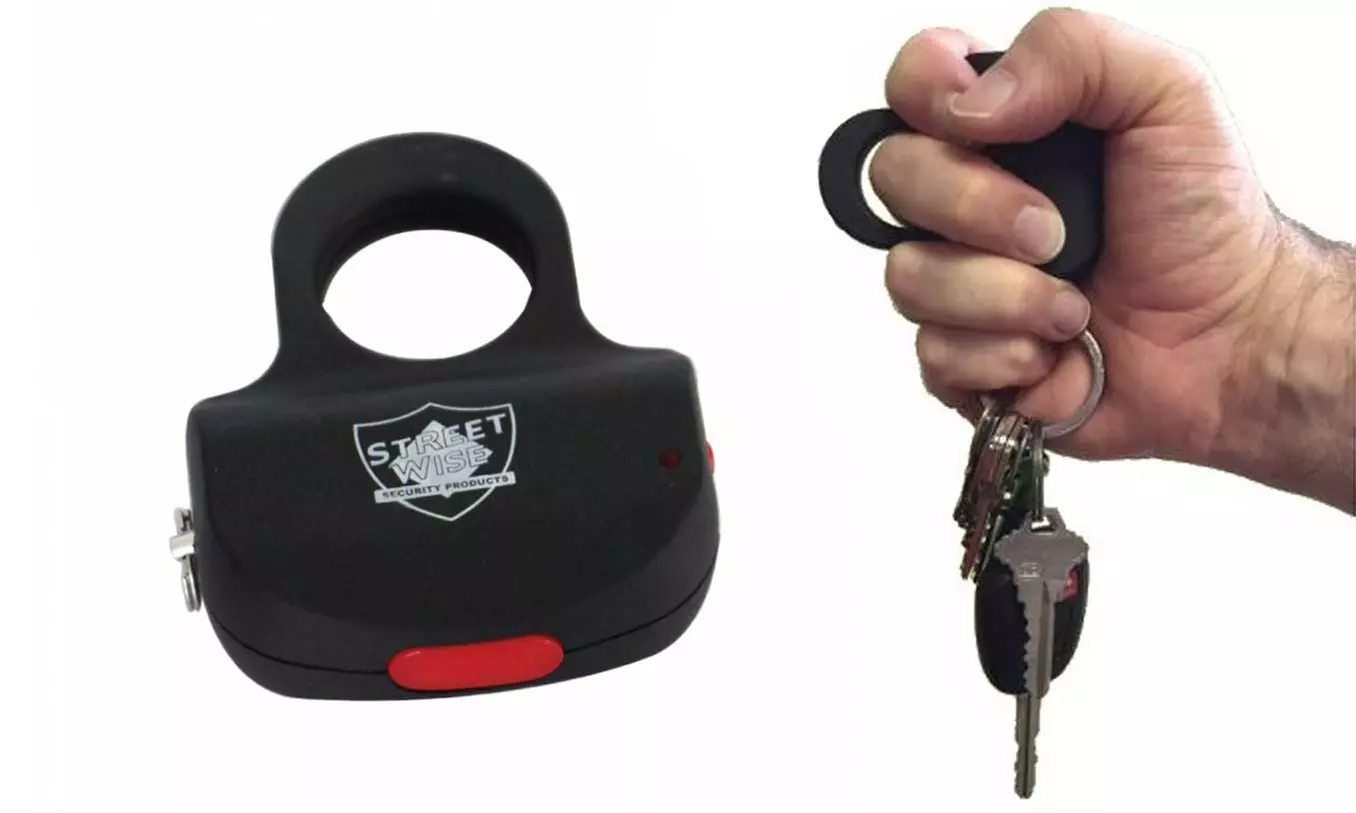 Streetwise 18,000,000 Volt Stun Gun Ring with Keychain - Primary Image