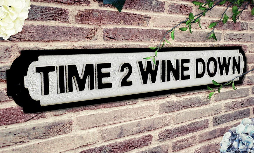 Image 15: Novelty Vintage-Style Wall Sign