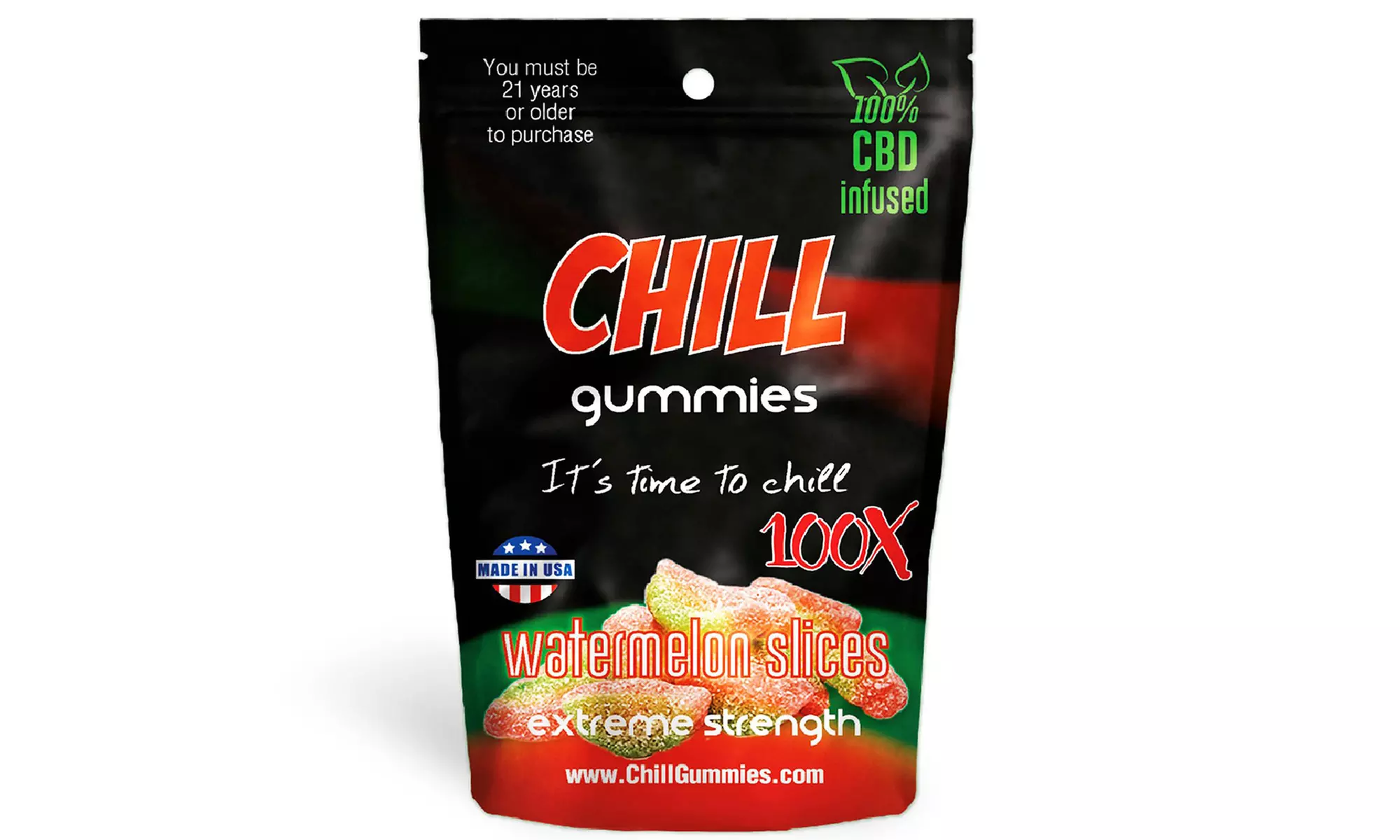 Chill CBD Gummies 100x from Hookah Town. Various Flavors Available. - Primary Image