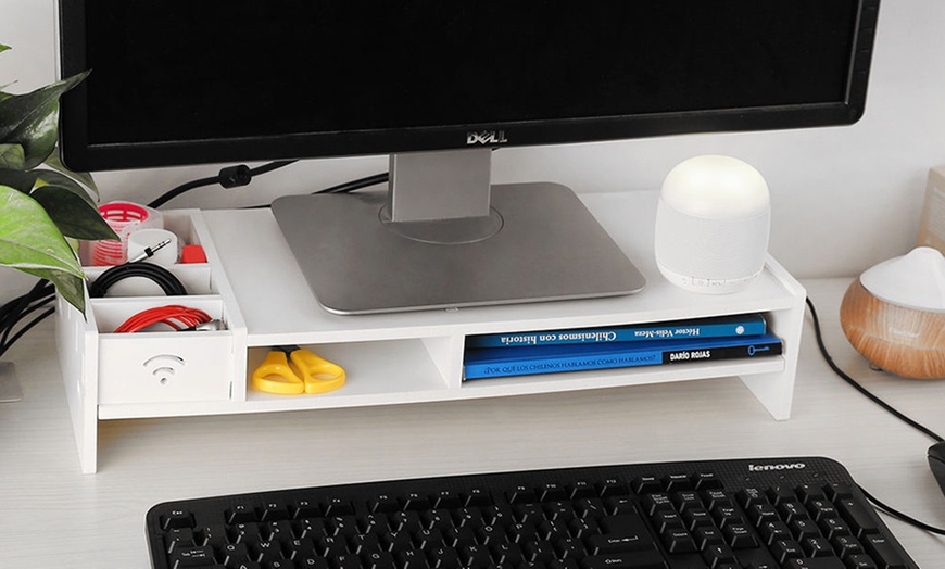 Image 4: Computer Monitor Stand