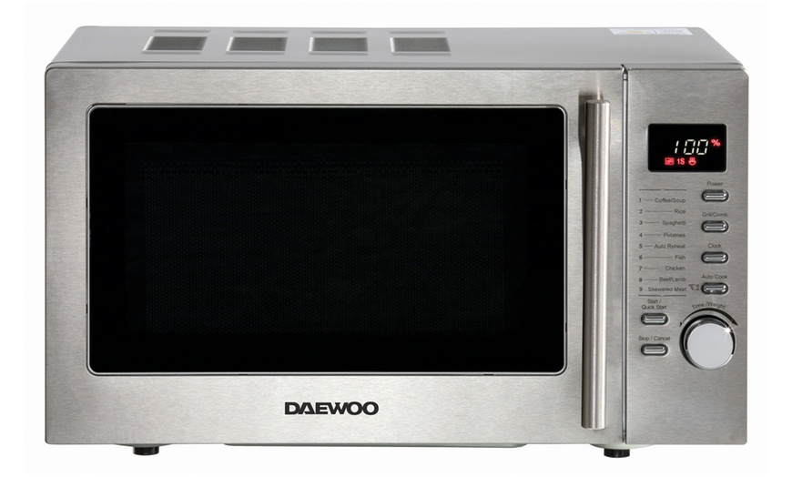 Image 2: Daewoo 20L 700W Digital Microwave with Grill Function