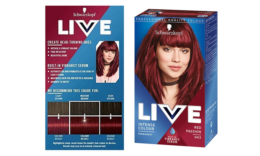 Image 19: 1 ou 2 boîtes de teinture cheveux "Live Intense Colour" de Schwarzkopf