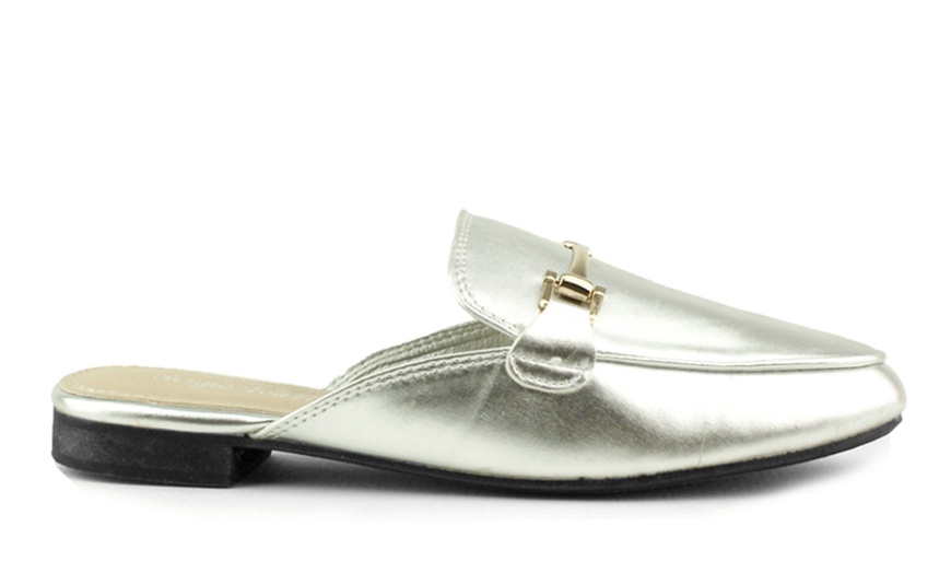 Image 9: Backless Loafer Mules