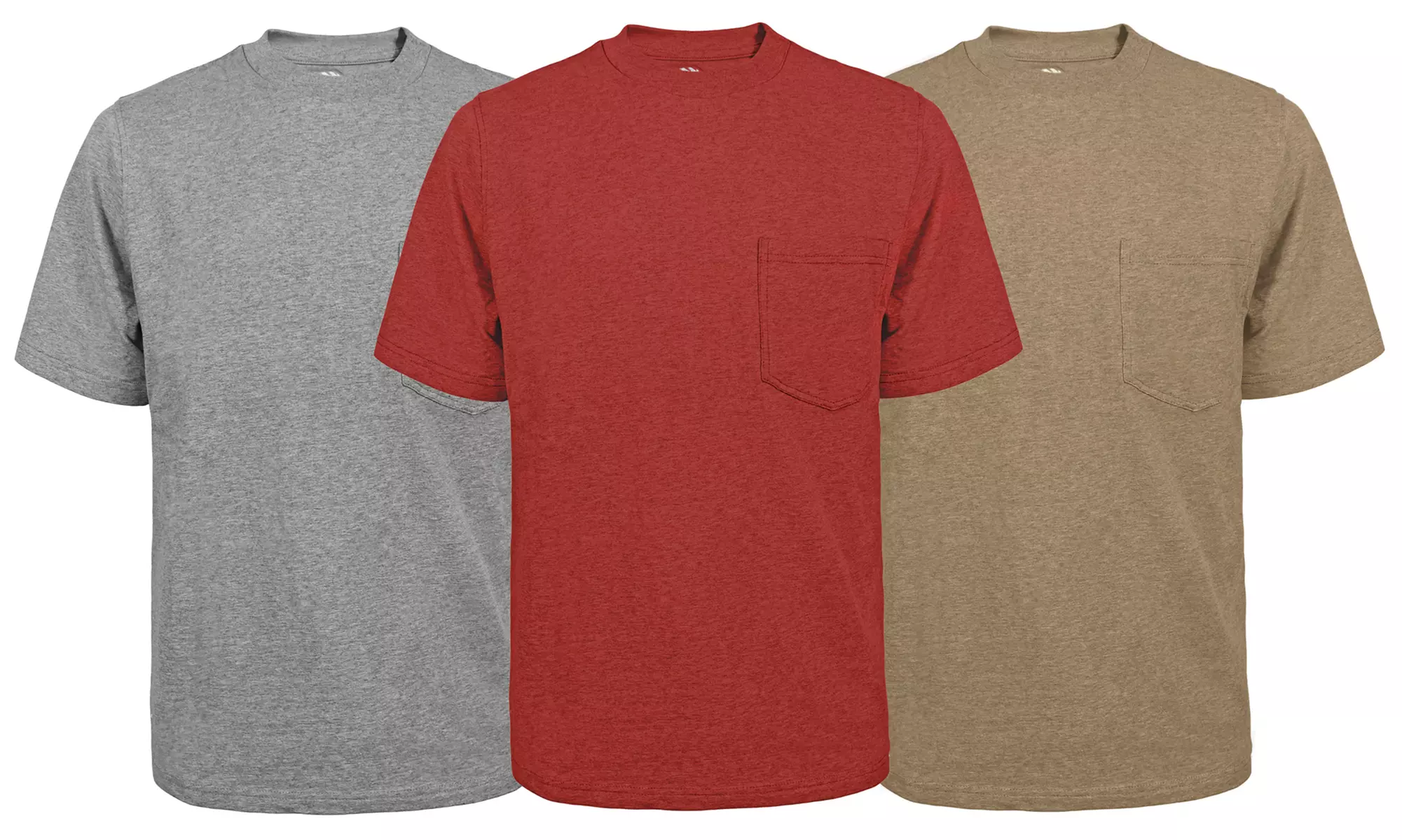 Victory Men's 100% Cotton T-Shirt (3-Pack; S-3XL) - Primary Image