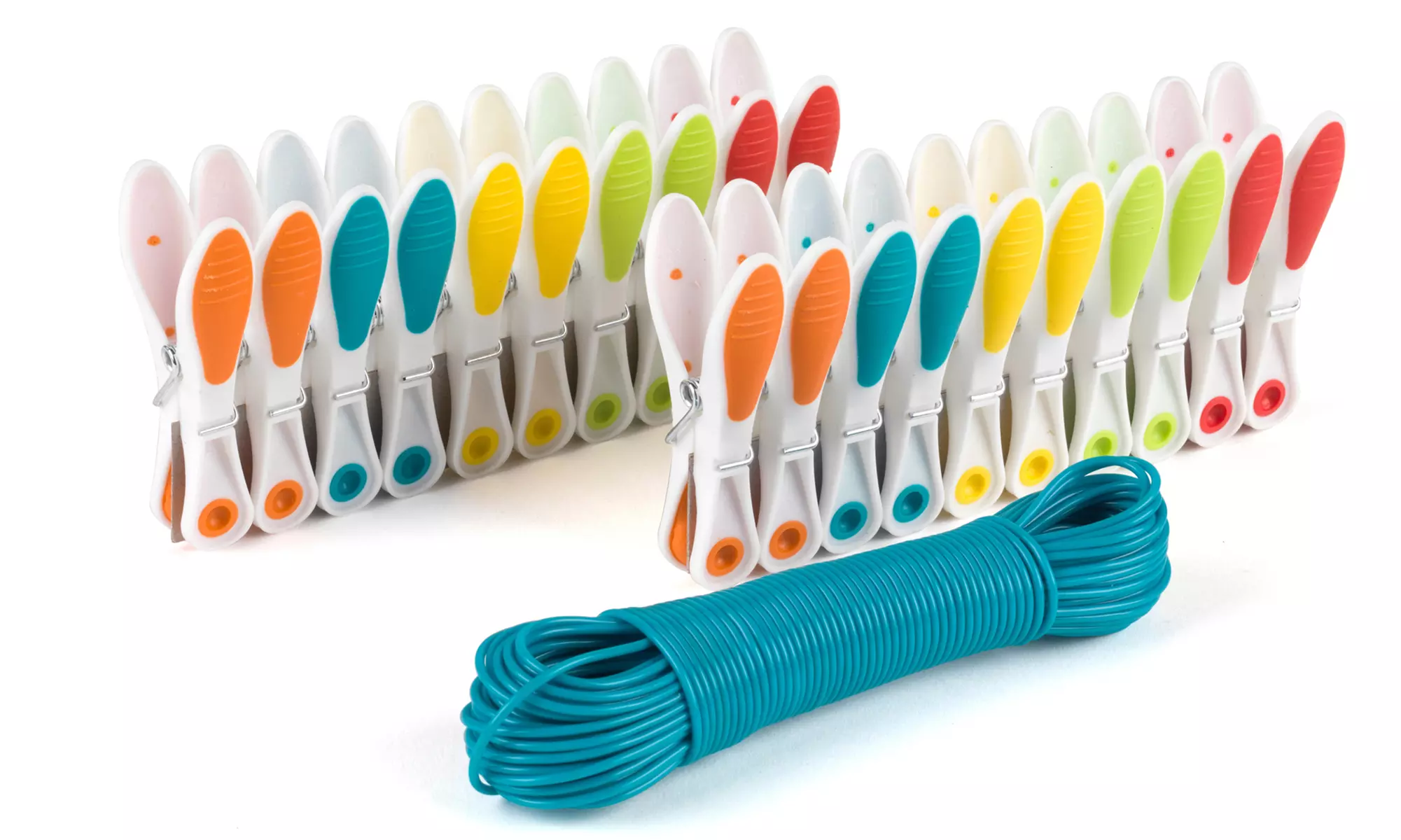 Set de 20 pinces et fil à linge 20m Beldray - Primary Image