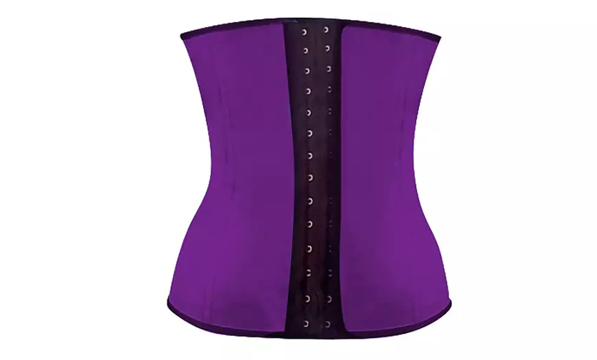 Image 7: Celebrity Latex afslank corset 