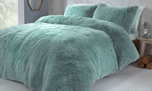 Faux Fur Duvet Set